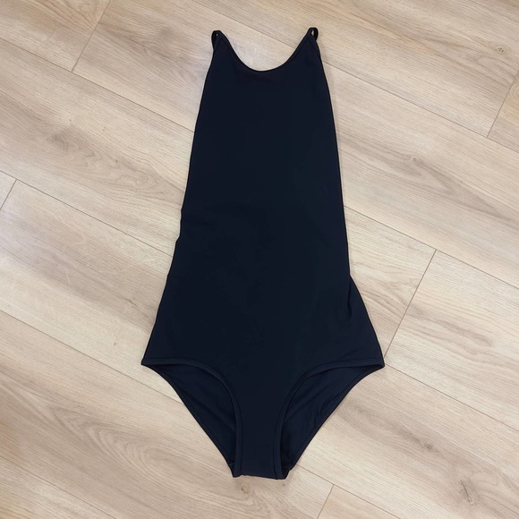 NEW TOTEME Black High Neck One Piece Swimsuit Size Medium - Picture 4 of 8